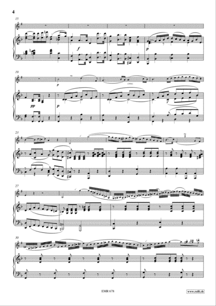 Romanze Op. 50 Trumpet Solo scores gallery preview page 4