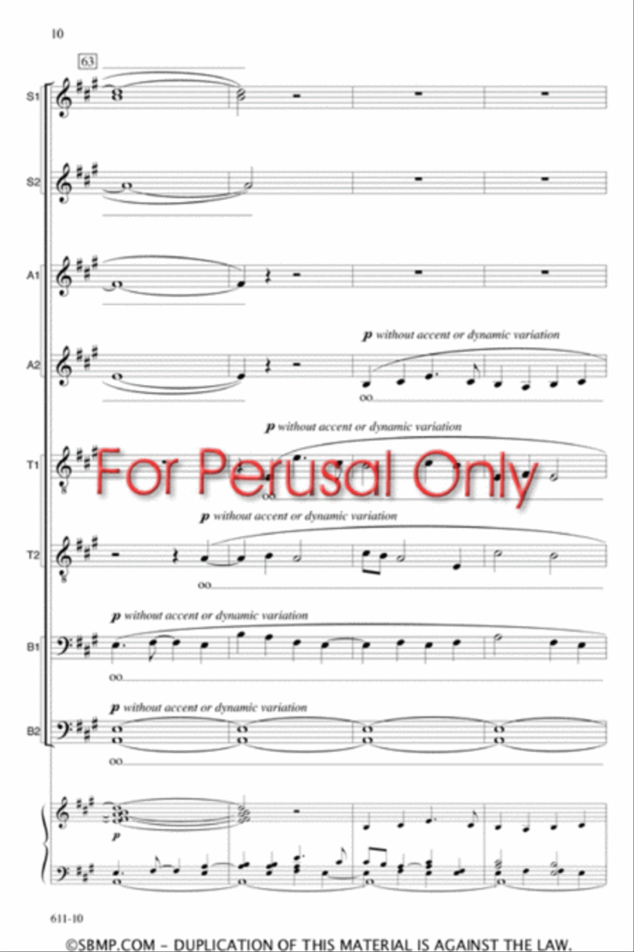 There Is a Balm in Gilead - SATB divisi Octavo Divisi scores gallery preview page 9