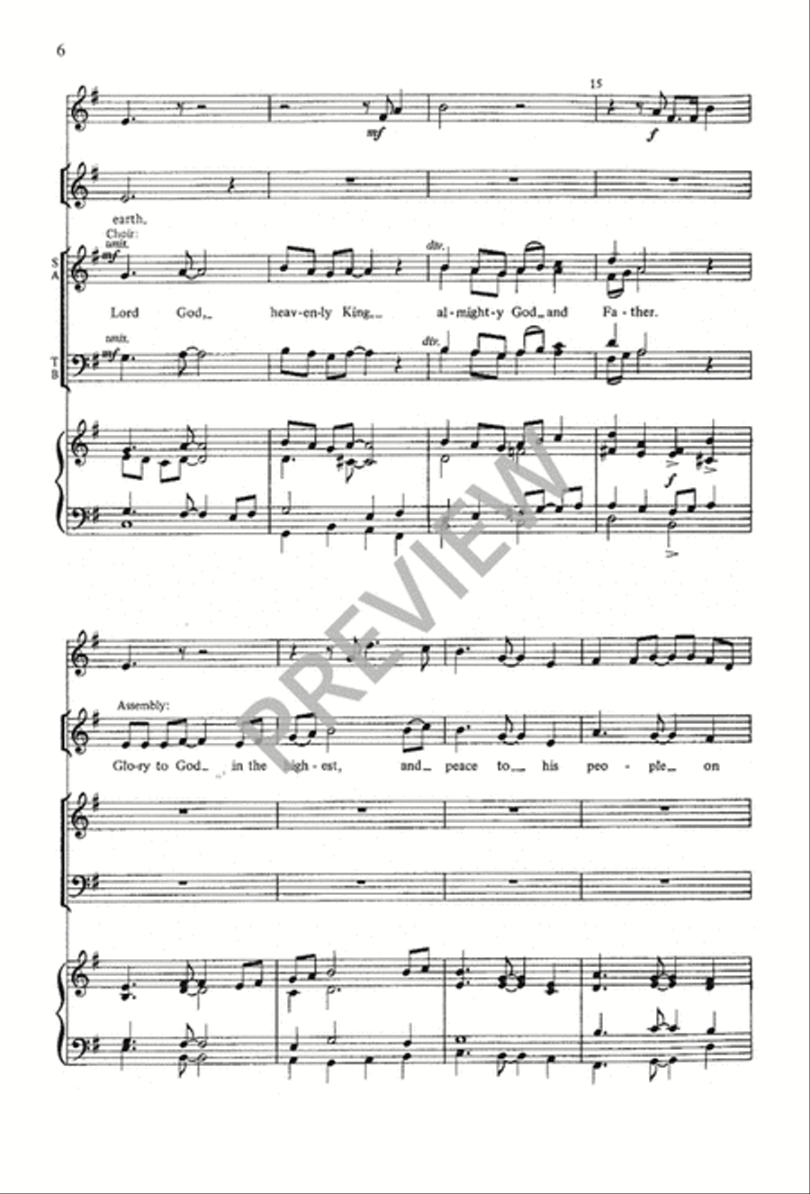 A Mass of Life A Mass of Life 4-Part scores gallery preview page 6