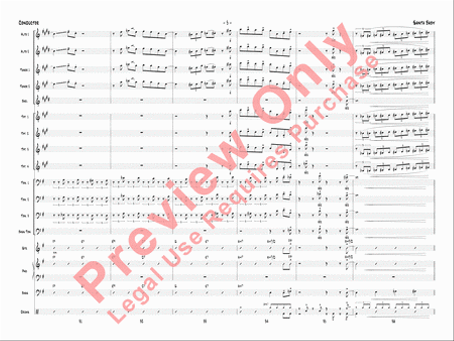 Santa Baby Jazz Ensemble scores gallery preview page 8