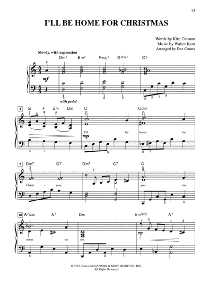 10 for 10 Sheet Music Christmas Easy Piano scores gallery preview page 3