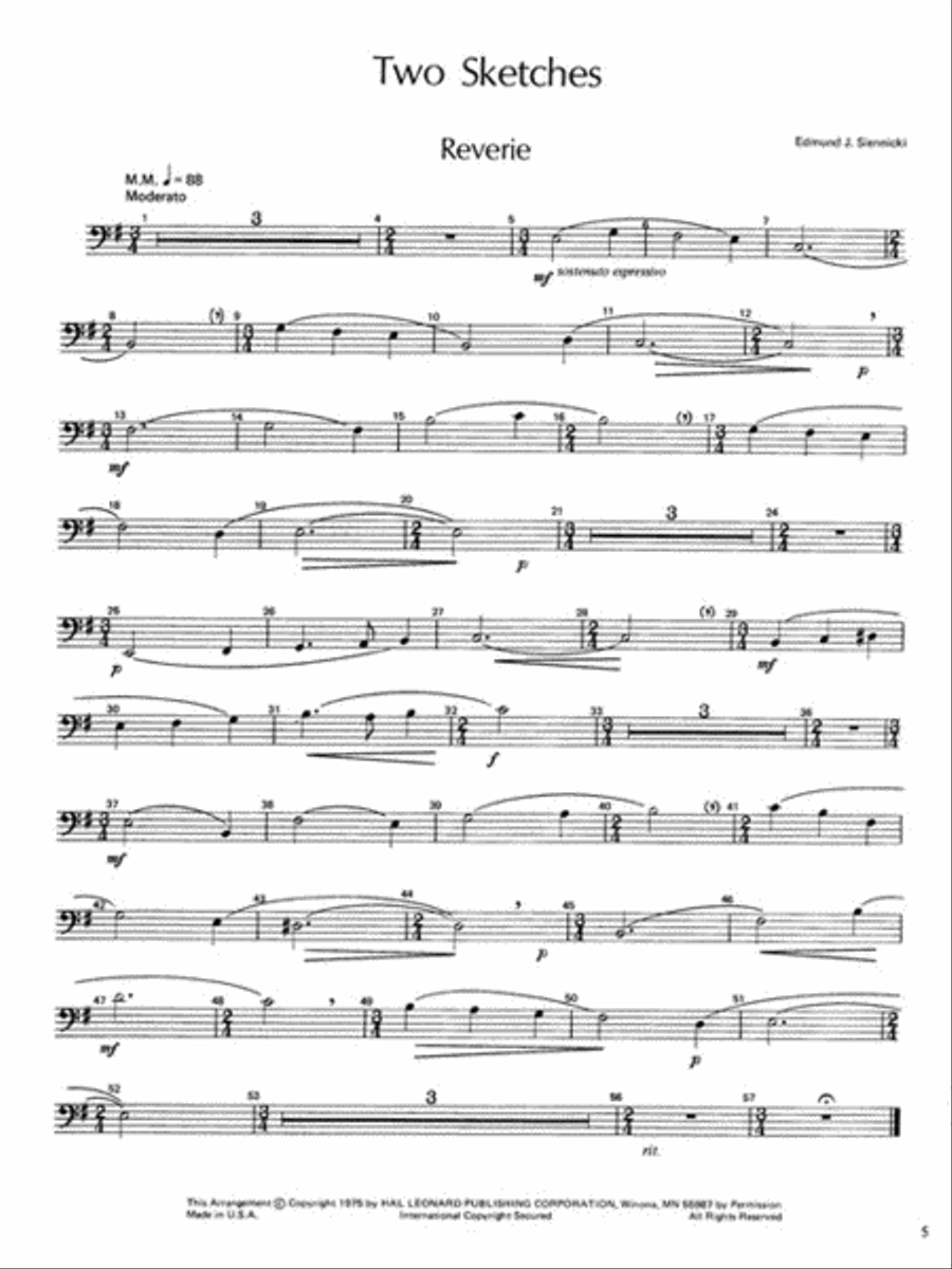 Master Solos Intermediate Level – Bassoon Bassoon Solo scores gallery preview page 6