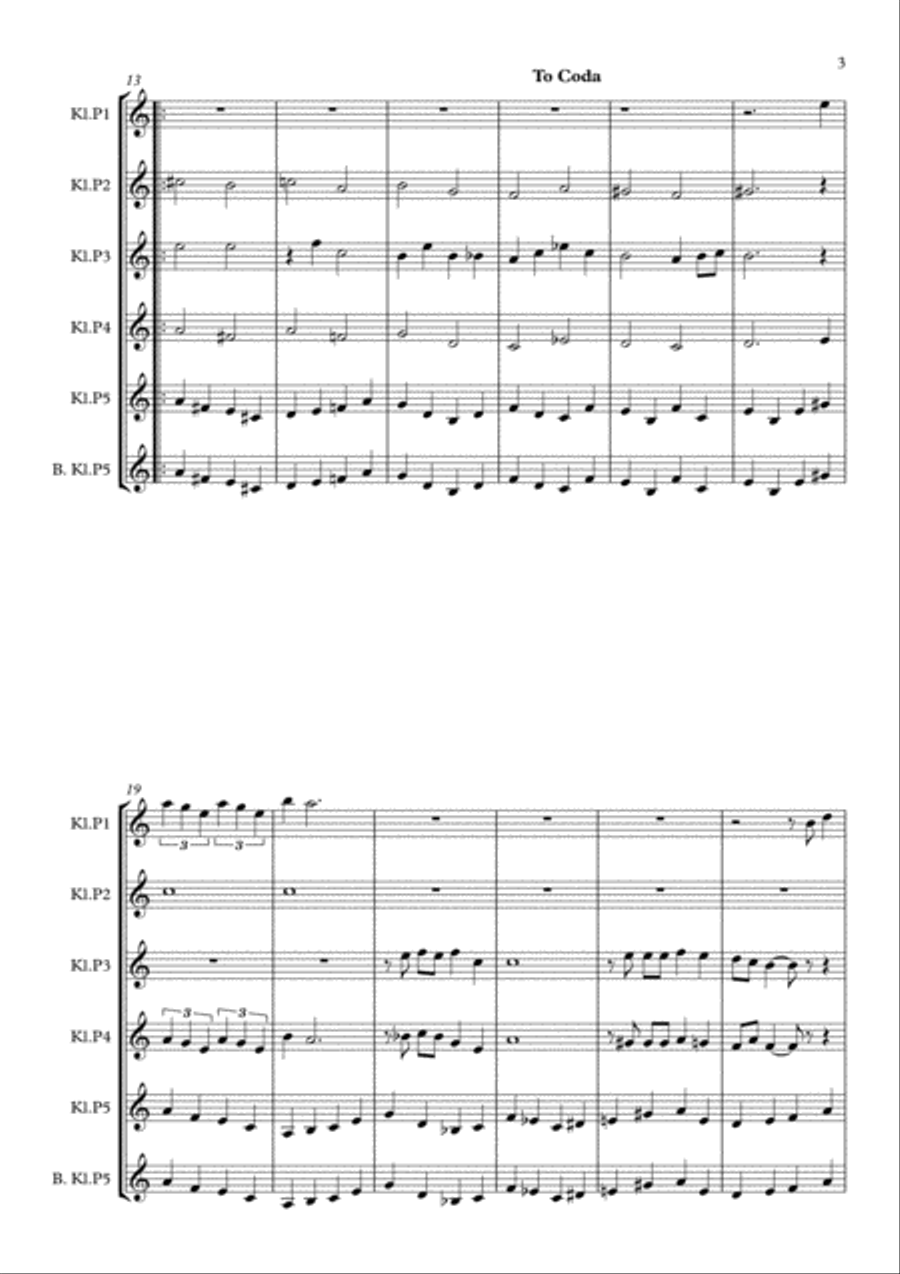 Michelle Woodwind Quintet scores gallery preview page 3