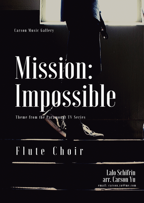 Book cover for Mission: Impossible Theme (mission Accomplished)