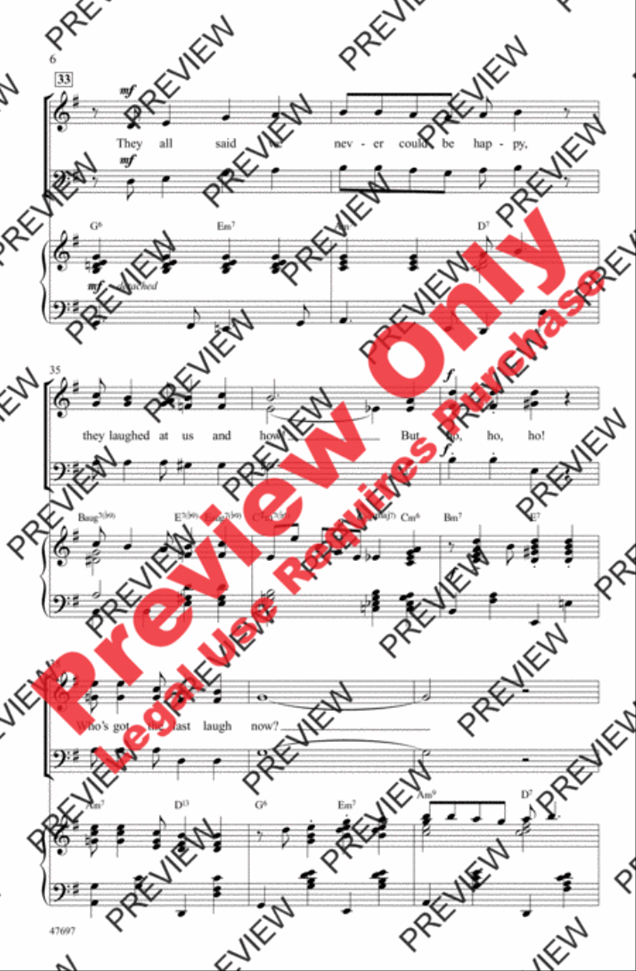 They All Laughed 3-Part scores gallery preview page 6