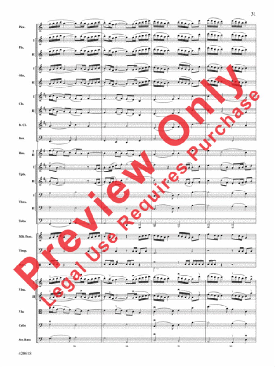 South County Sketches Full Orchestra scores gallery preview page 32