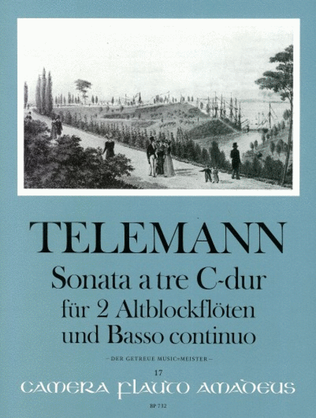 Book cover for 55. Triosonata C major TWV 42:C1