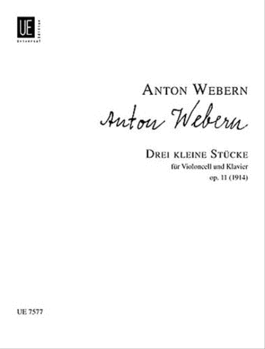 Little Pieces, 3, Op. 11 Little Pieces, 3, Op. 11 Chamber Music scores gallery preview page 1
