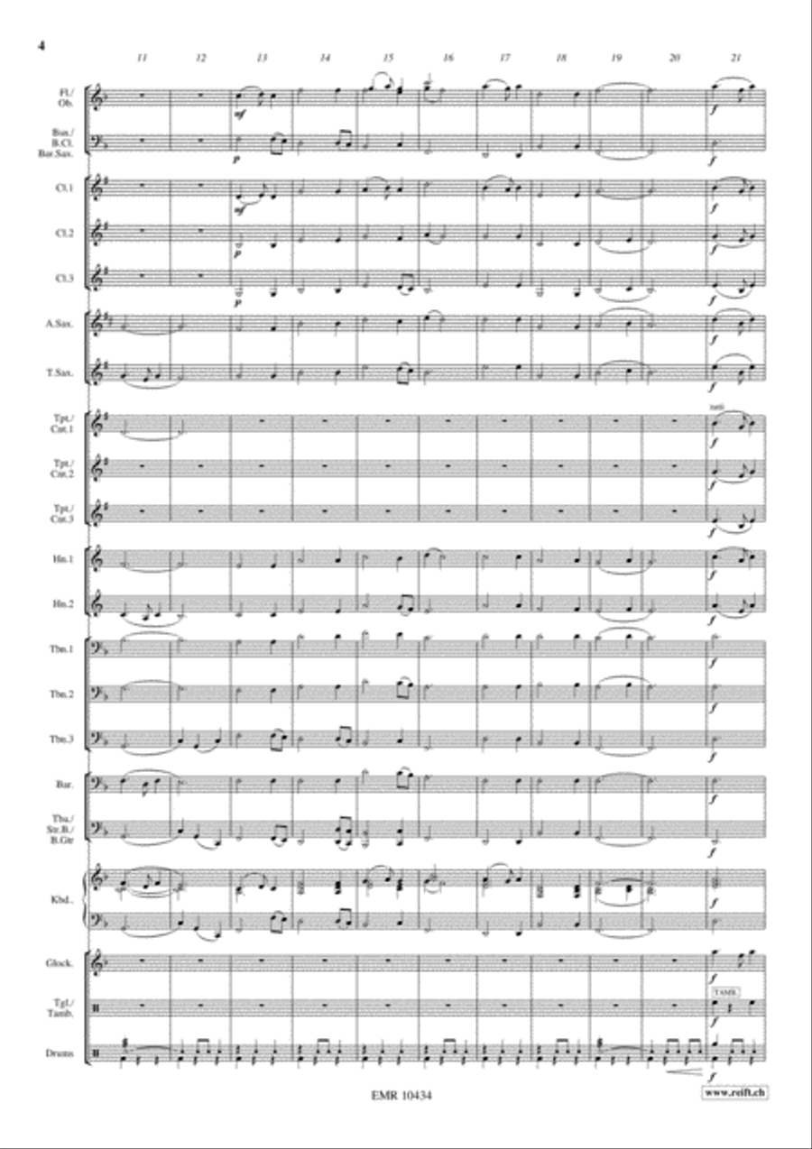 Skye Boat Song Skye Boat Song Concert Band scores gallery preview page 5