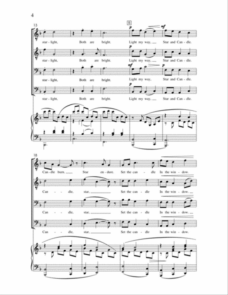 Candles in the Wilderness TTBB scores gallery preview page 4