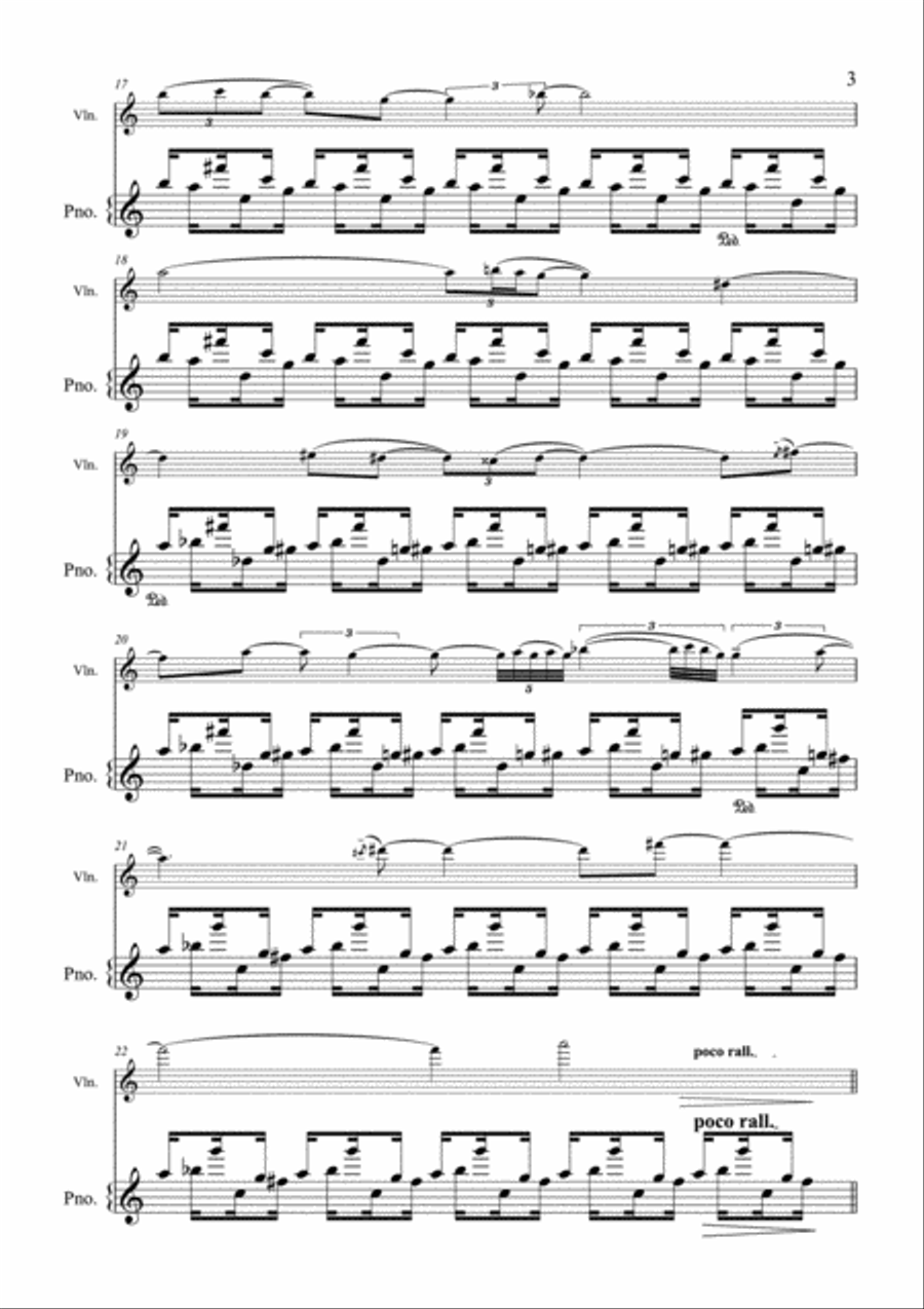 Murray - Lullaby - Violin & Piano Violin Solo scores gallery preview page 3