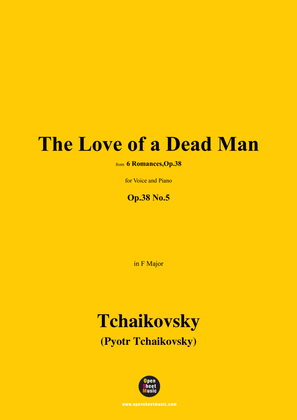 Book cover for Tchaikovsky-The Love of a Dead Man,in F Major,Op.38 No.5