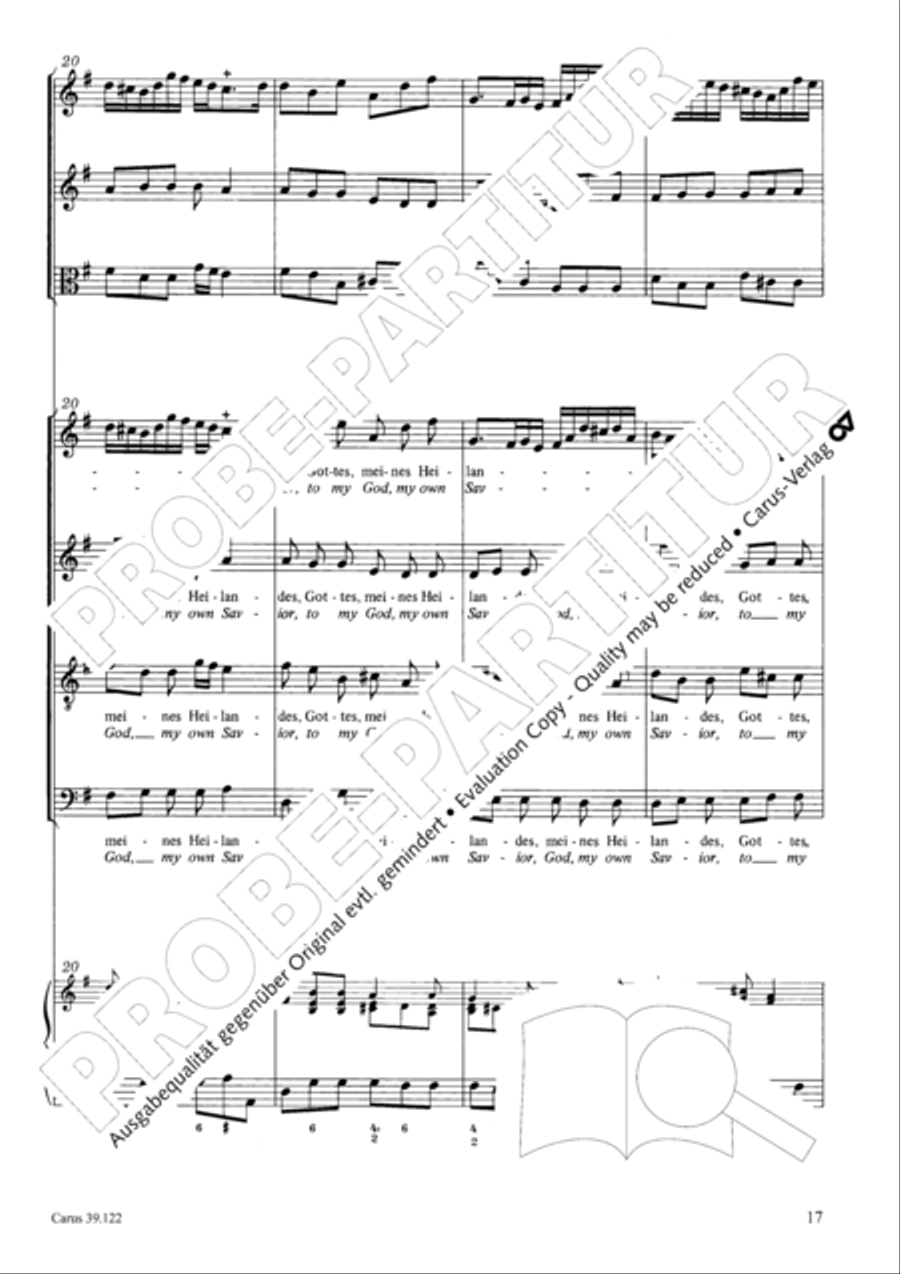 All my spirit exalts (With my spirit I praise the Lord) 4-Part scores gallery preview page 18