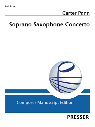 Book cover for Soprano Saxophone Concerto
