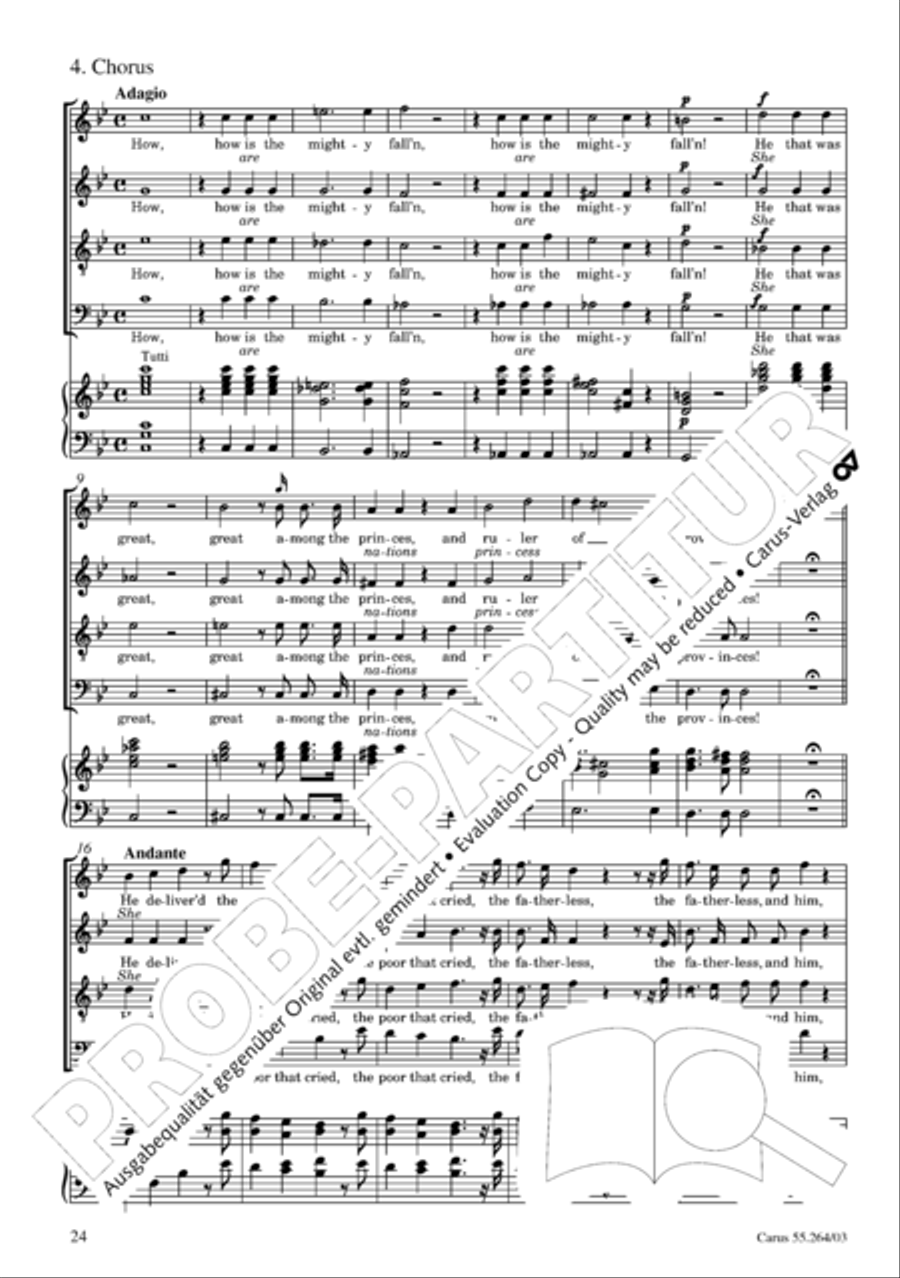Israel in Egypt - Part I Israel in Egypt - Part I 4-Part scores gallery preview page 29