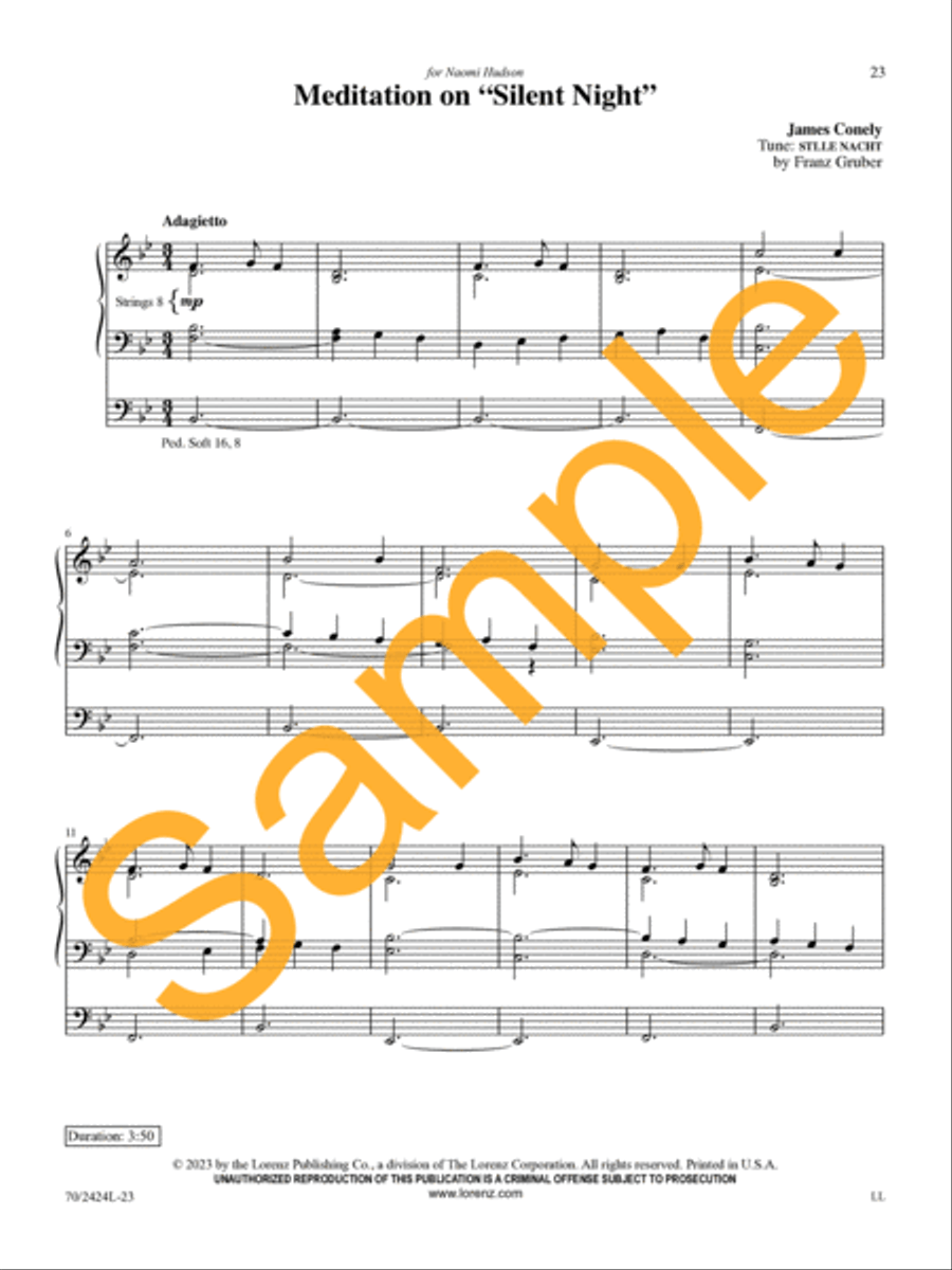 Advent to Ascension Organ Solo scores gallery preview page 20