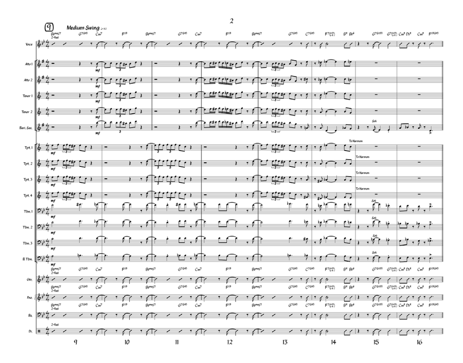 I Thought About You Jazz Ensemble scores gallery preview page 2