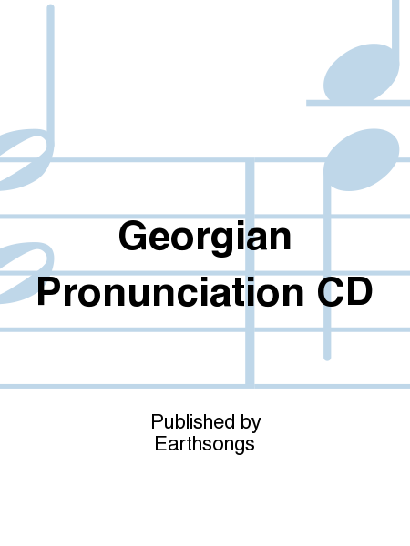 georgian pronunciation CD