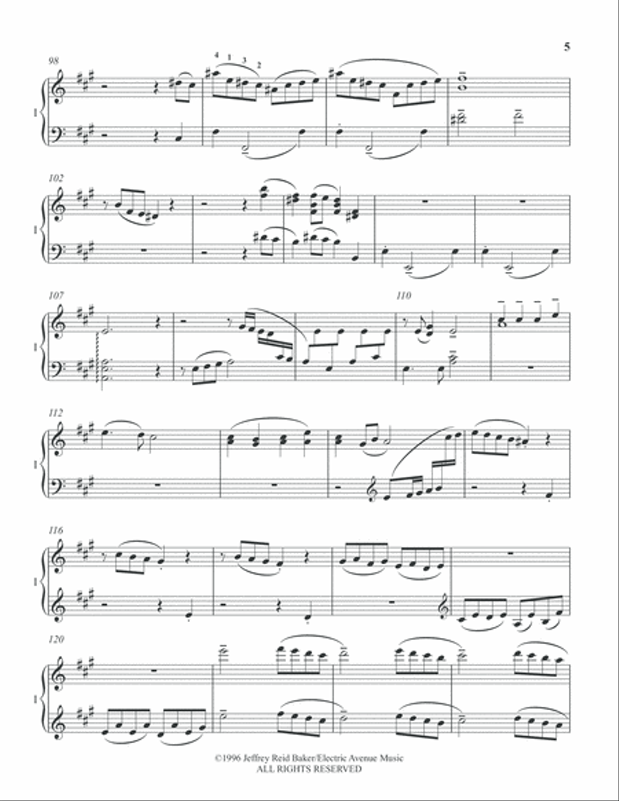 Bach's Angels We Have Heard On High (From 'A Composer's Christmas') Piano scores gallery preview page 6