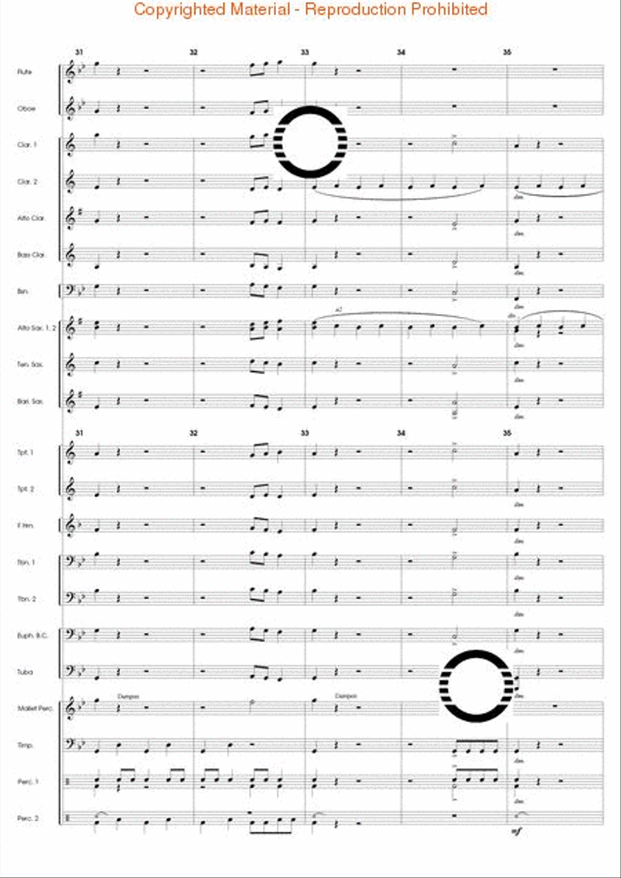 Armada of Freedom Armada of Freedom Concert Band scores gallery preview page 8
