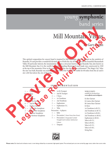 Mill Mountain Vistas