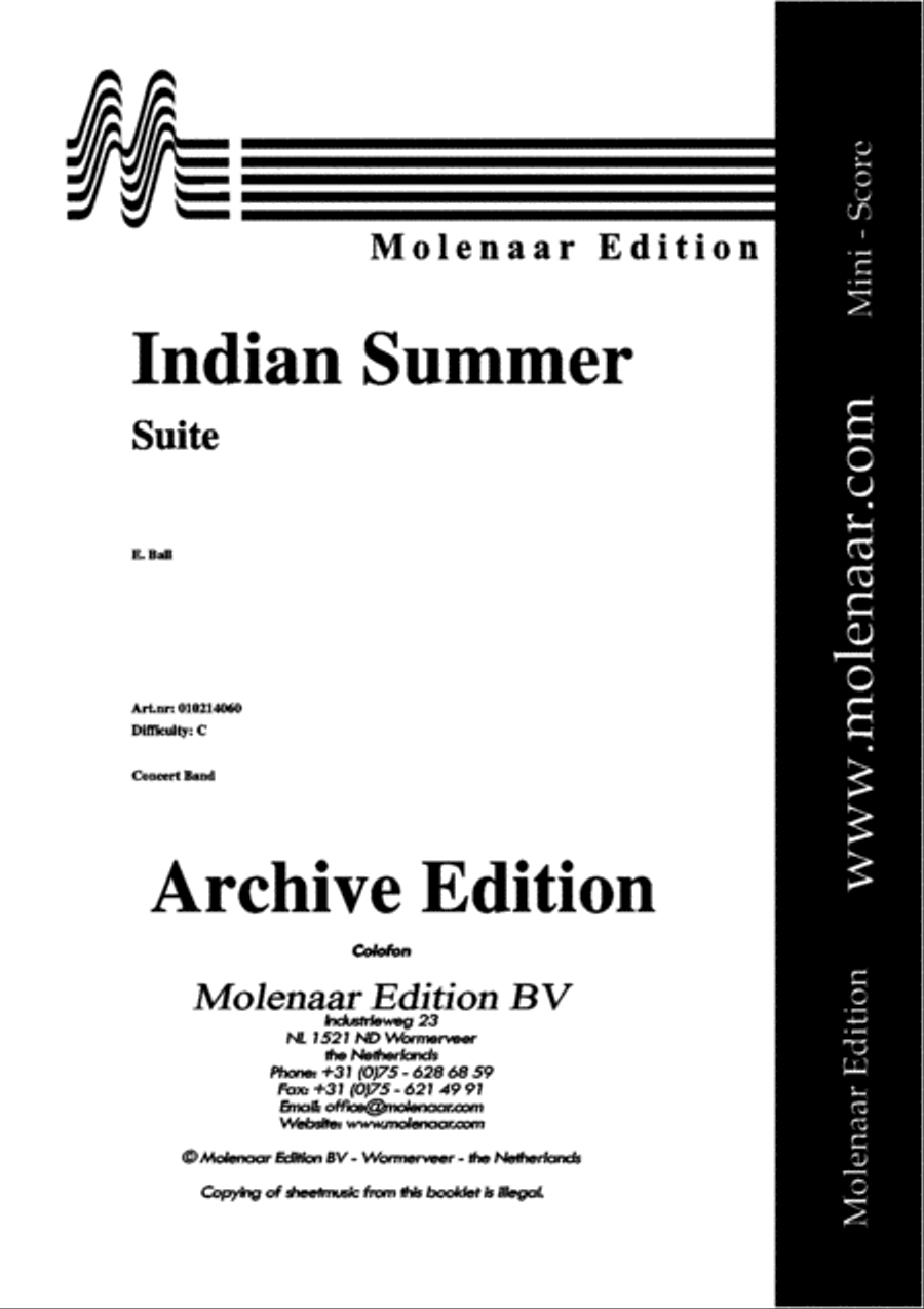 Indian Summer Concert Band scores gallery preview page 2