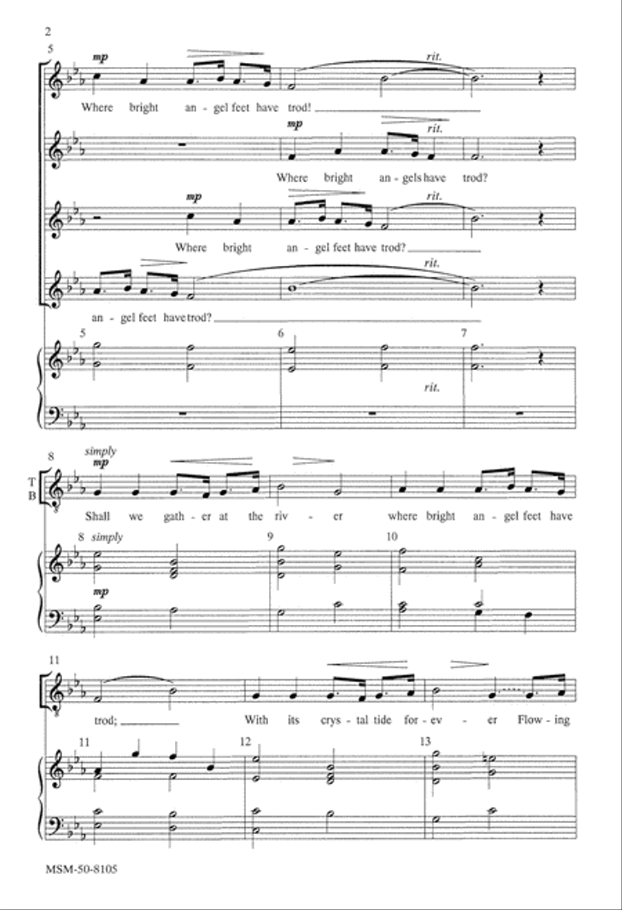 At the River Divisi scores gallery preview page 3