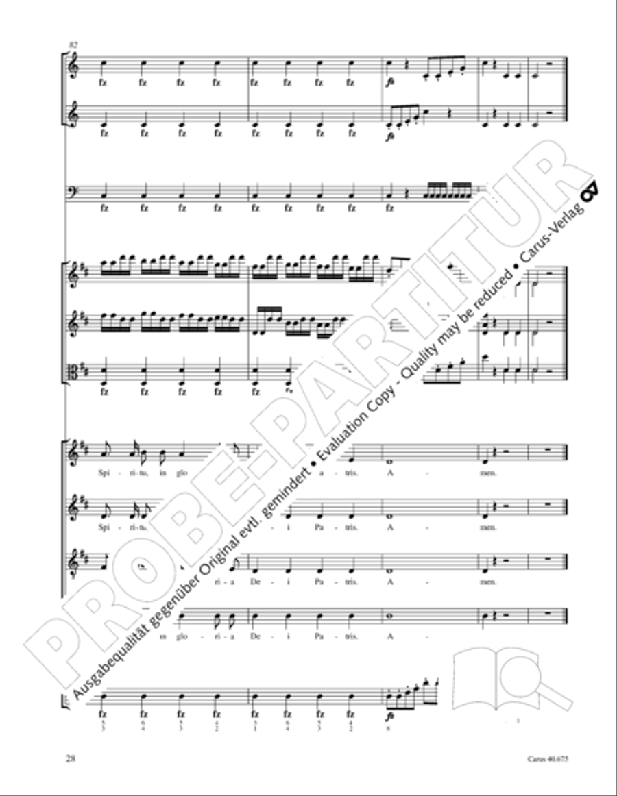 Mass in G Major STB scores gallery preview page 41