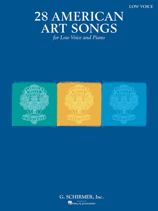 Book cover for 28 American Art Songs