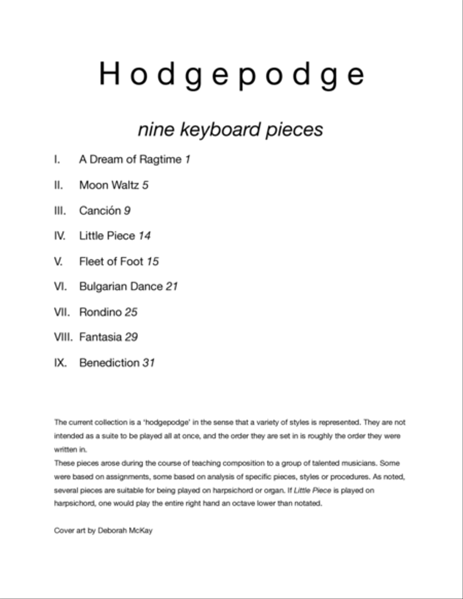 Hodgepodge Piano Method scores gallery preview page 2