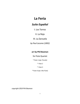 La Feria-Lacome-flute quartet
