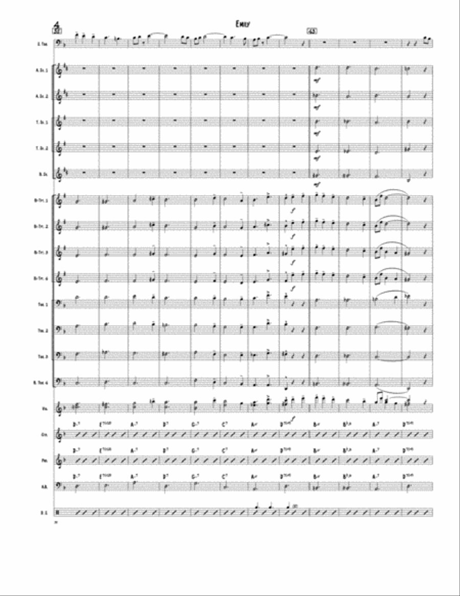 Emily Jazz Ensemble scores gallery preview page 4