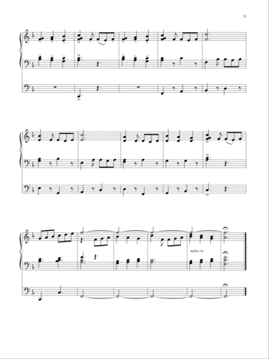 Wondrous Birth Seven Hymn Settings for Organ Organ Solo scores gallery preview page 34