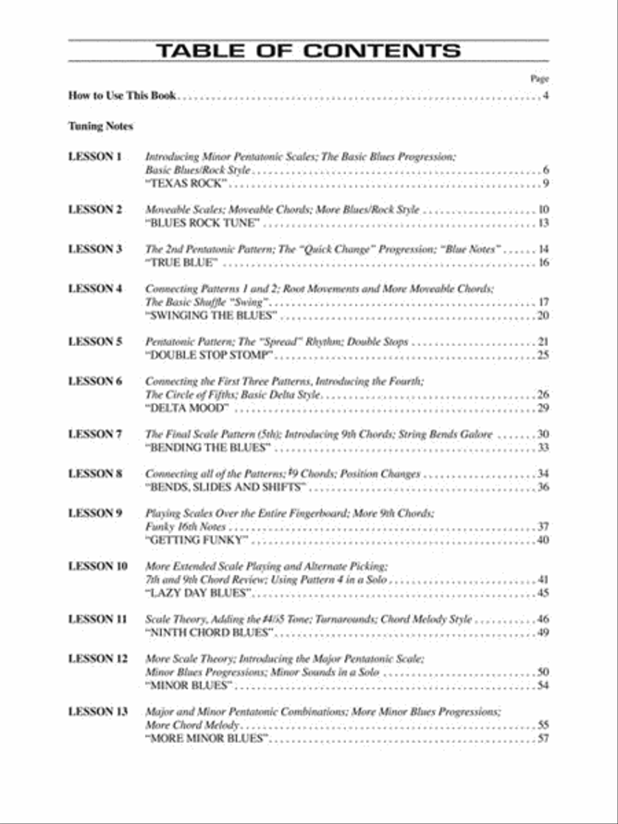 Blues You Can Use – 2nd Edition Electric Guitar scores gallery preview page 3