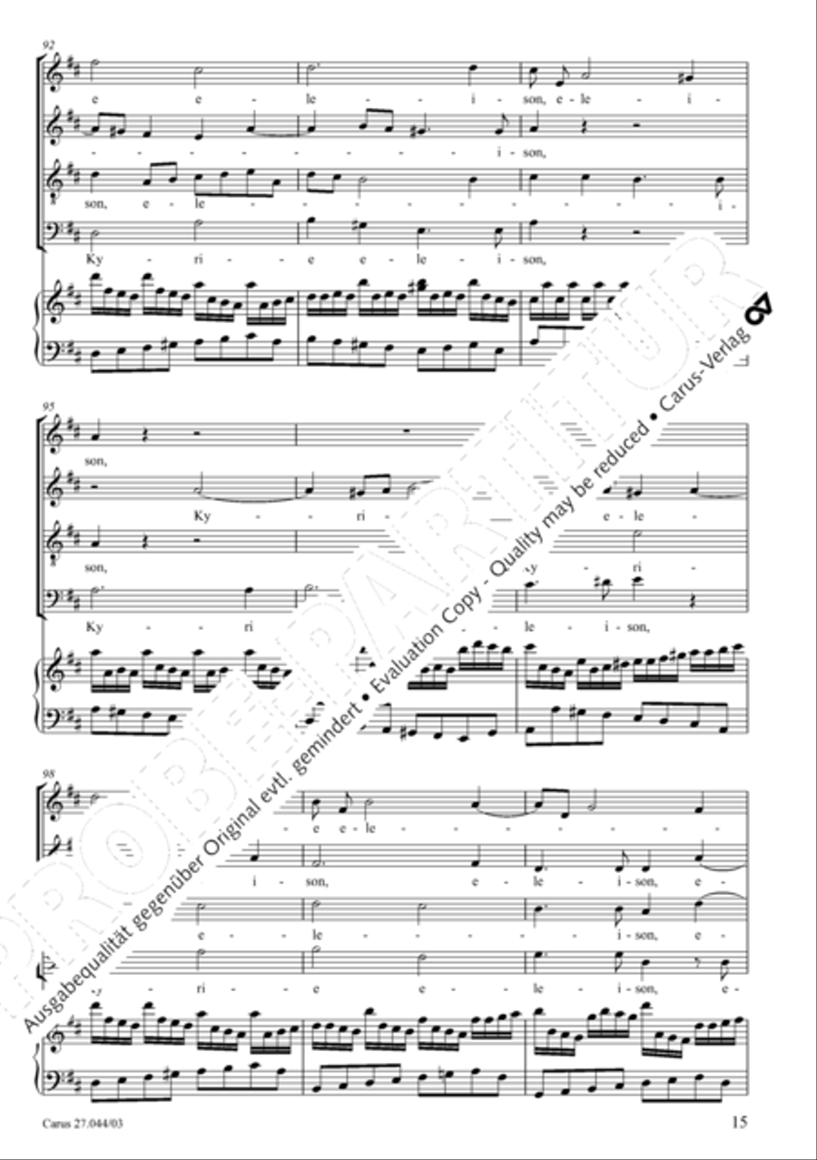 Messa per il Santissimo Natale 4-Part scores gallery preview page 16