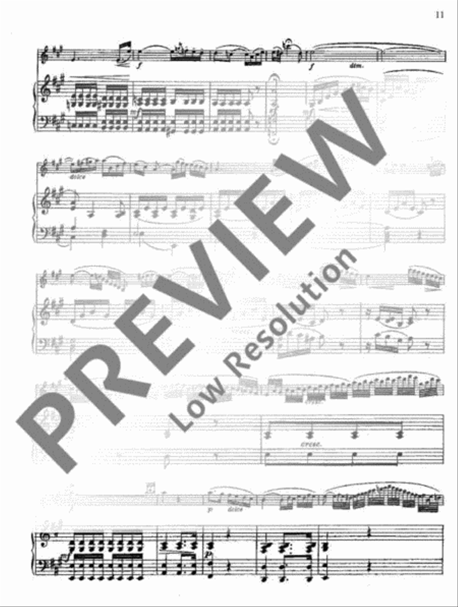 Concerto No. 13 D major Piano scores gallery preview page 12
