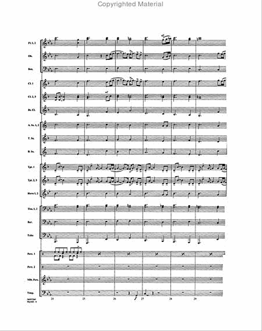 Skyfall Skyfall Concert Band scores gallery preview page 4