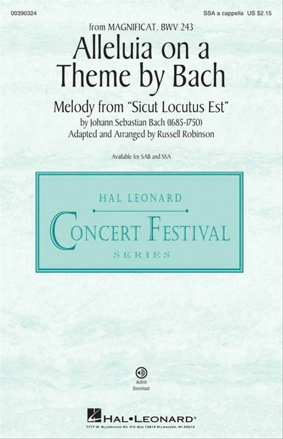 Alleluia on a Theme by Bach (BWV 243) SSA scores gallery preview page 2