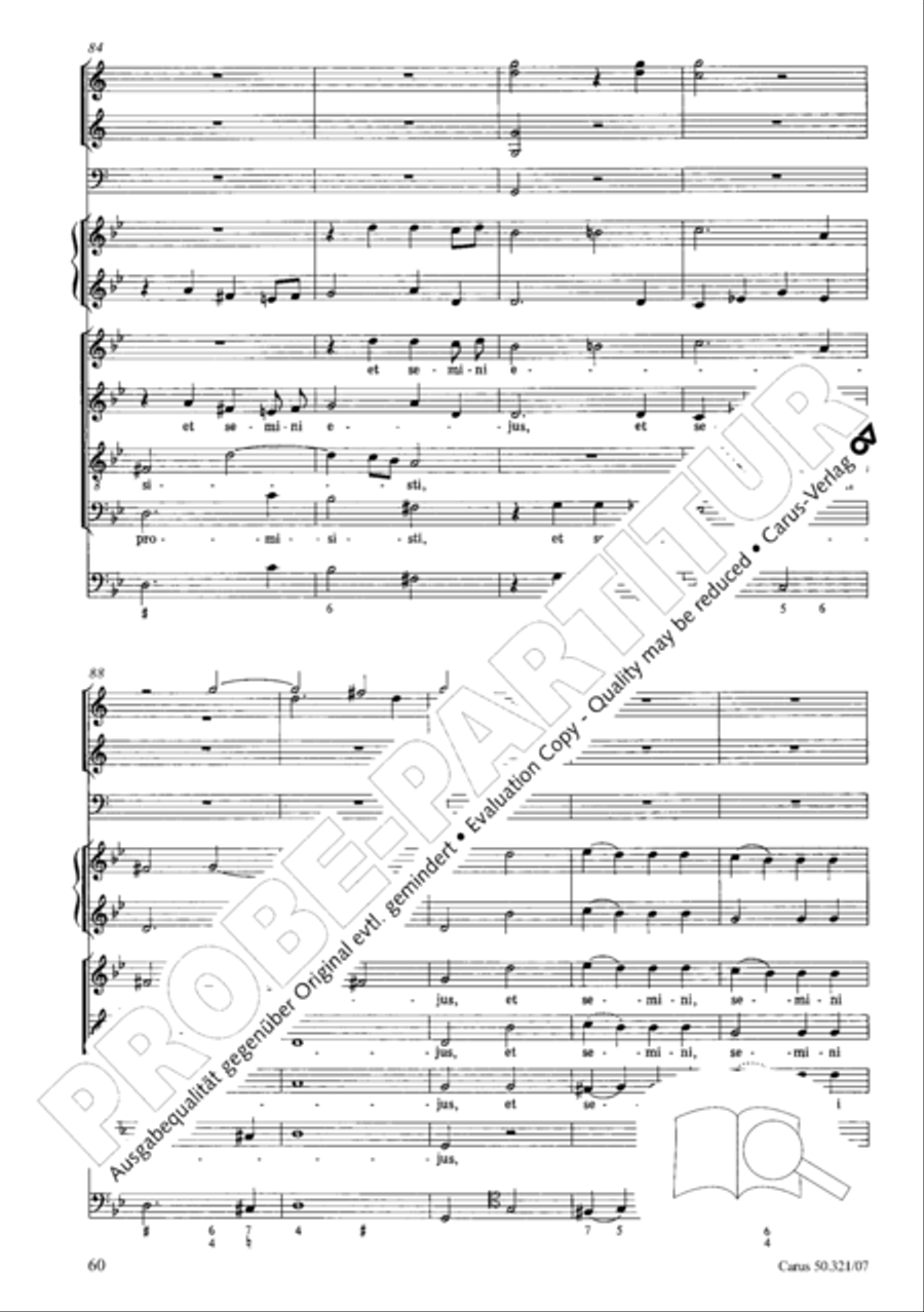 Requiem in C minor 4-Part scores gallery preview page 67