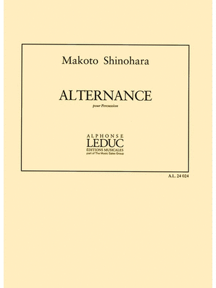Shinohara Alternance Percussion Ensemble Book
