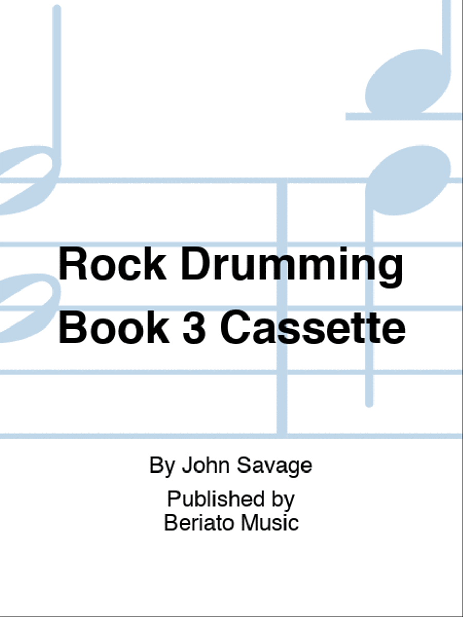 Rock Drumming Book 3 Cassette Drums scores gallery preview page 1