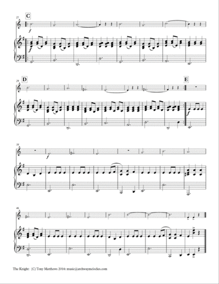 The Knight Small Ensemble scores gallery preview page 5