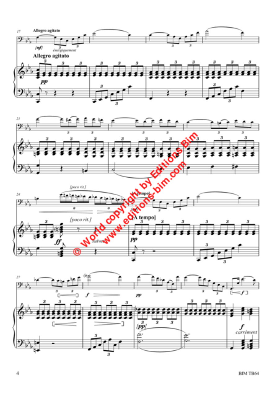 Premier solo de concert Premier solo de concert Baritone Horn scores gallery preview page 3