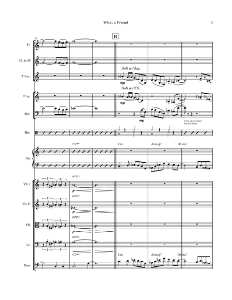 What A Friend Chamber Music scores gallery preview page 3