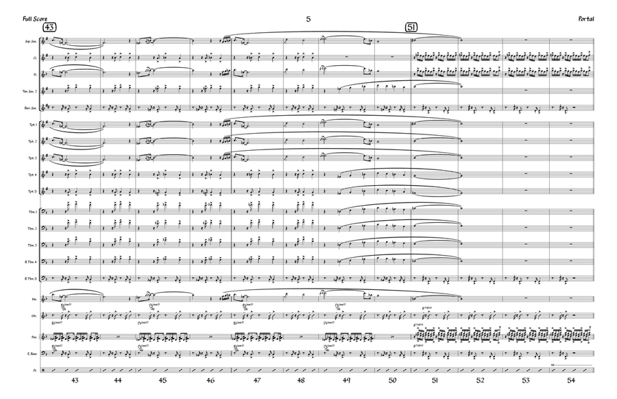 Portal Jazz Ensemble scores gallery preview page 5