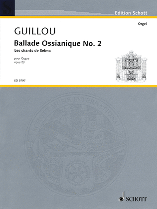 Book cover for Ballade Ossianique No. 2, Op. 23