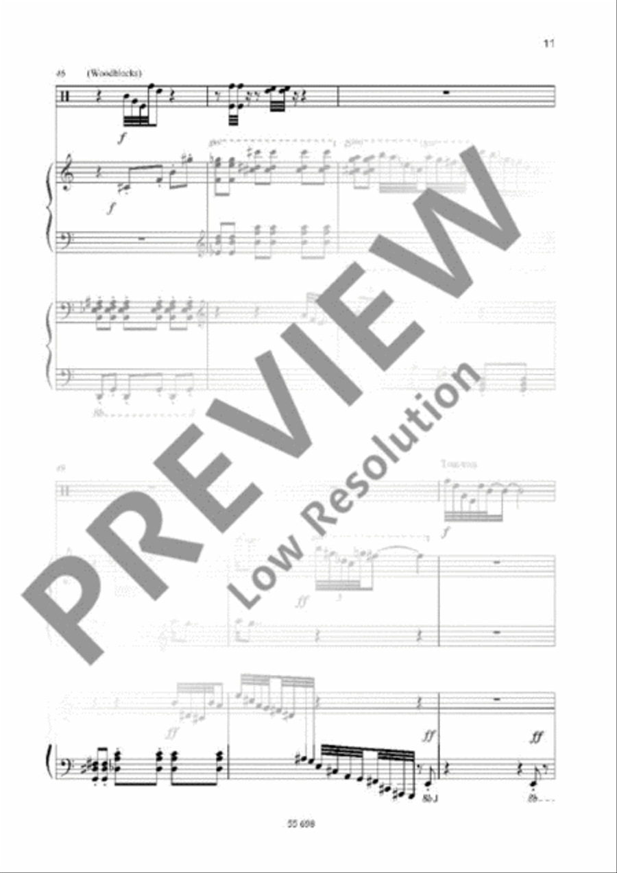 Poème Poème Percussion scores gallery preview page 11