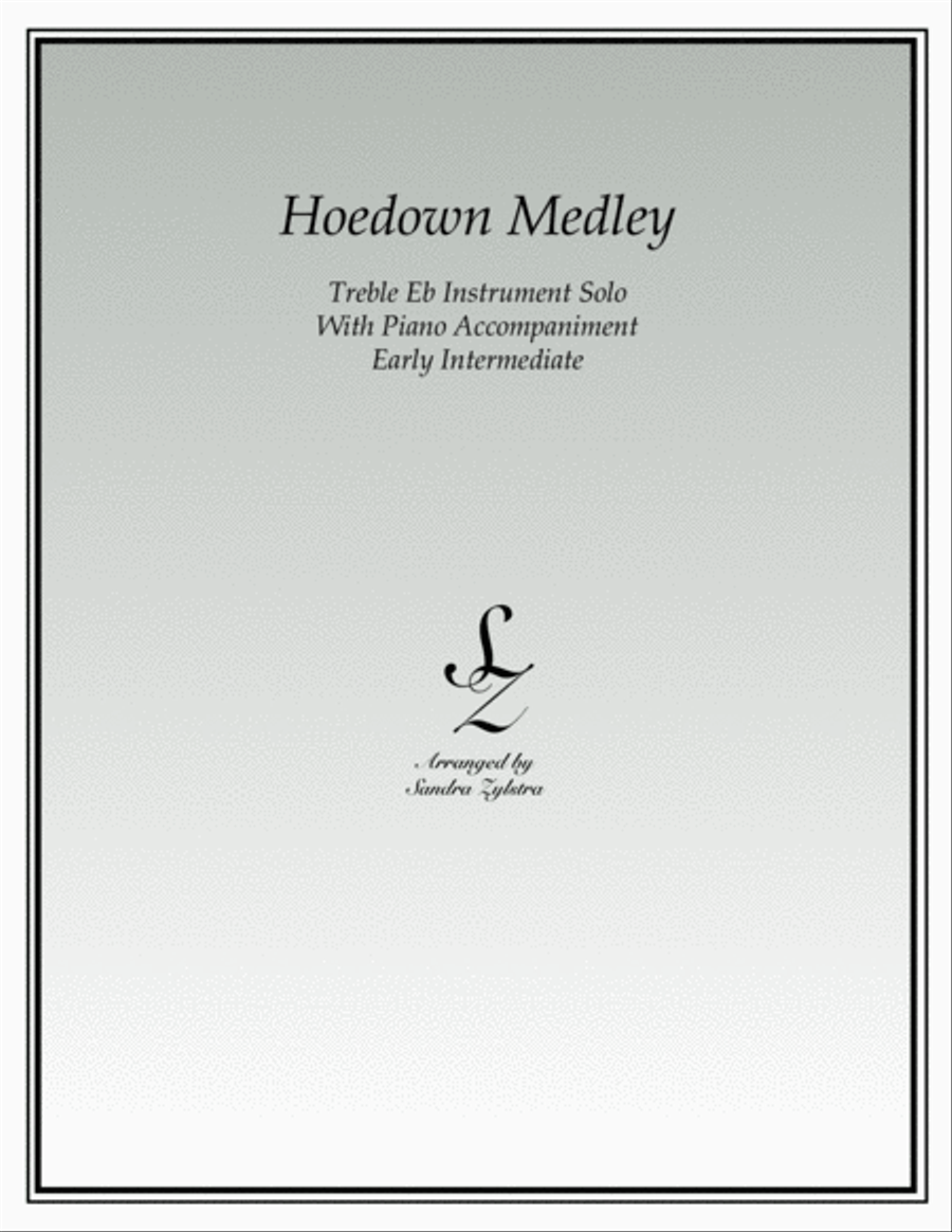 Hoedown Medley (treble Eb instrument solo) Alto Saxophone scores gallery preview page 1