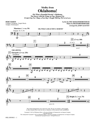Oklahoma! (Medley) (arr. John Leavitt) - Percussion