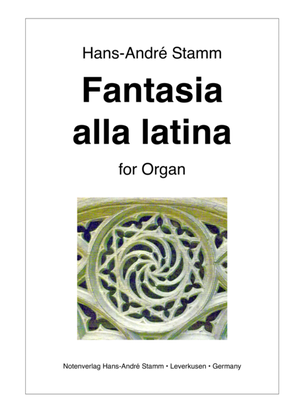 Book cover for Fantasia alla latina for organ